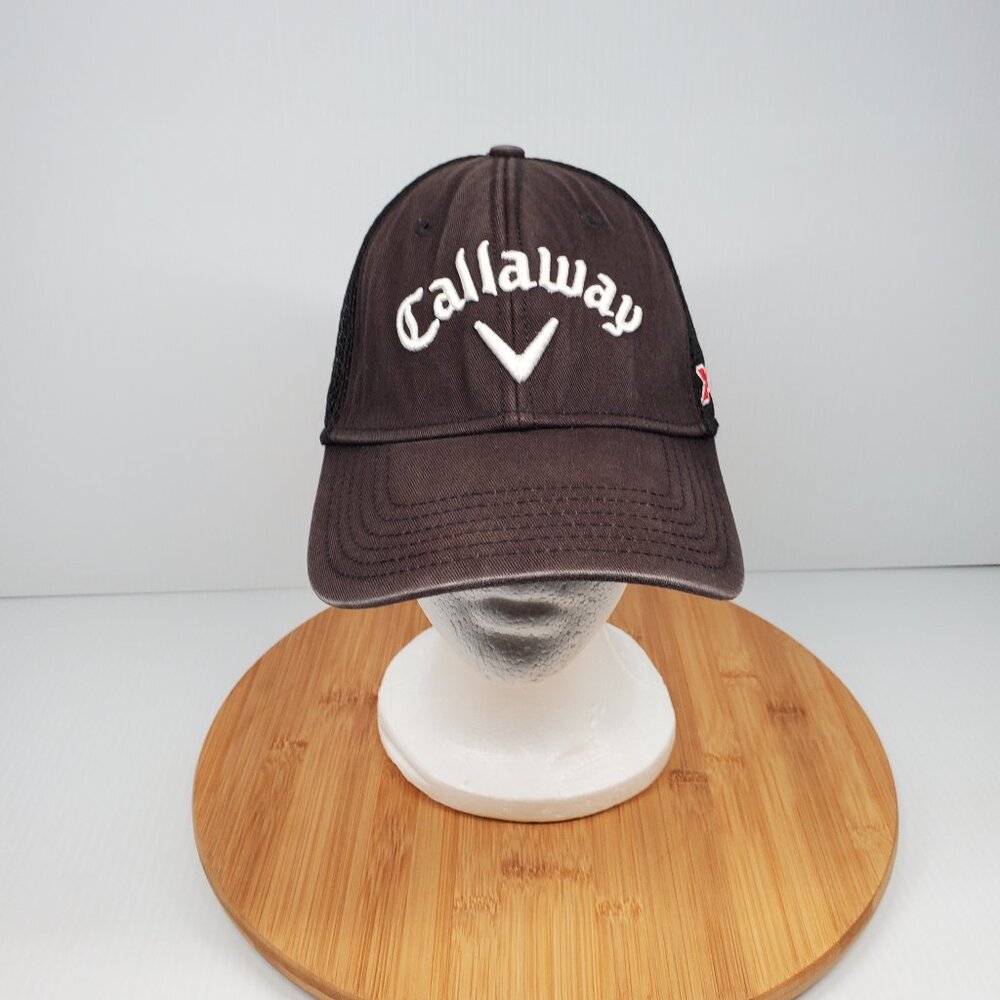 Callaway Golf Hat S/M Black Odyssey X HOT Tour Fitted Cap Promo Stretch Fit